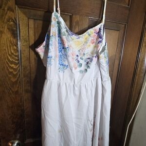 Floral Spaghetti Strap Dress